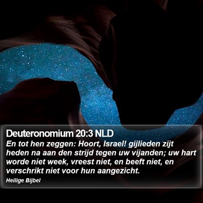Deuteronomium 20:3 NLD Bible Verse Image