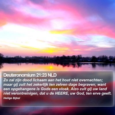 Deuteronomium 21:23 NLD Bible Verse Image
