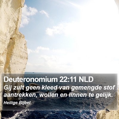 Deuteronomium 22:11 NLD Bible Verse Image