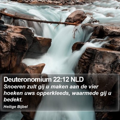 Deuteronomium 22:12 NLD Bible Verse Image