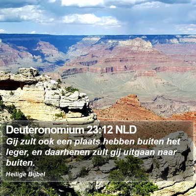 Deuteronomium 23:12 NLD Bible Verse Image