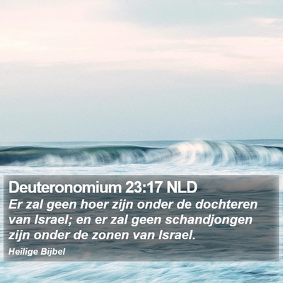 Deuteronomium 23:17 NLD Bible Verse Image