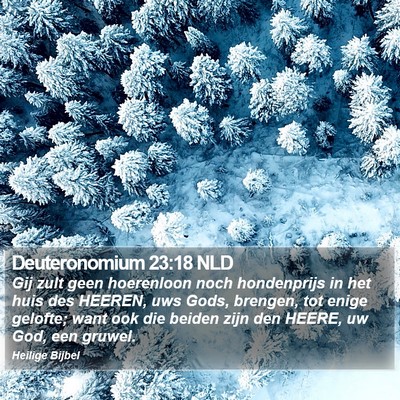Deuteronomium 23:18 NLD Bible Verse Image