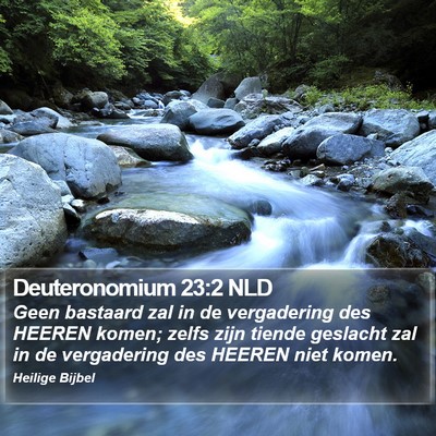 Deuteronomium 23:2 NLD Bible Verse Image