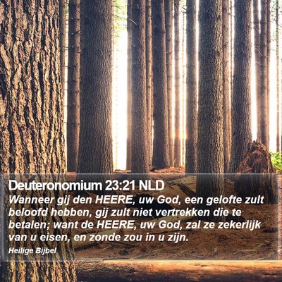 Deuteronomium 23:21 NLD Bible Verse Image