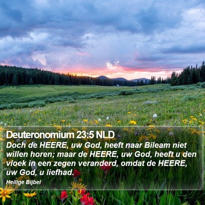 Deuteronomium 23:5 NLD Bible Verse Image