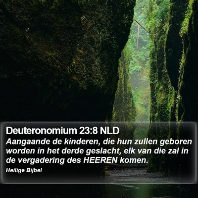 Deuteronomium 23:8 NLD Bible Verse Image