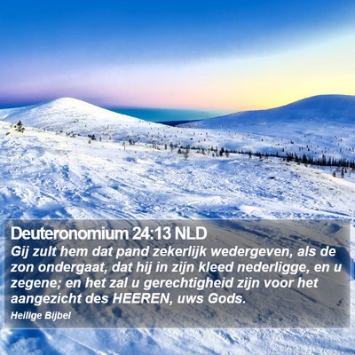 Deuteronomium 24:13 NLD Bible Verse Image