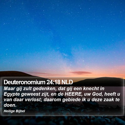 Deuteronomium 24:18 NLD Bible Verse Image