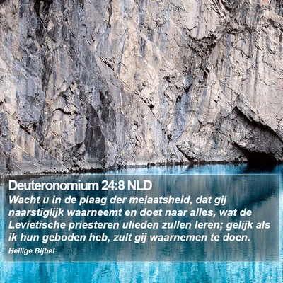 Deuteronomium 24:8 NLD Bible Verse Image