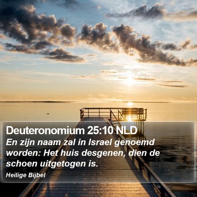 Deuteronomium 25:10 NLD Bible Verse Image