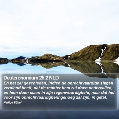 Deuteronomium 25:2 NLD Bible Verse Image