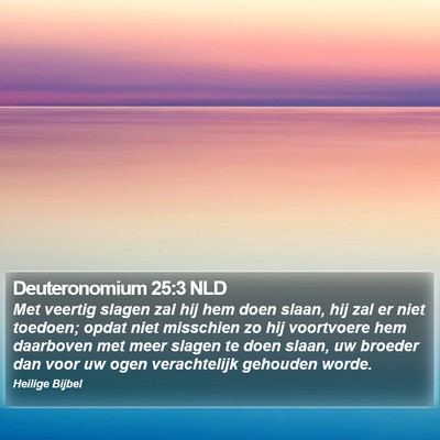 Deuteronomium 25:3 NLD Bible Verse Image