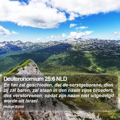 Deuteronomium 25:6 NLD Bible Verse Image