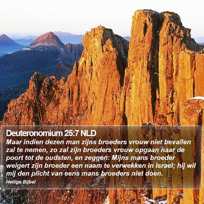 Deuteronomium 25:7 NLD Bible Verse Image