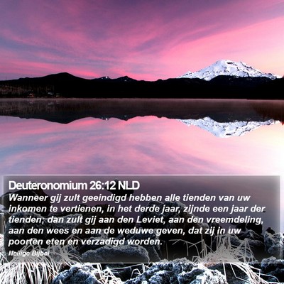 Deuteronomium 26:12 NLD Bible Verse Image