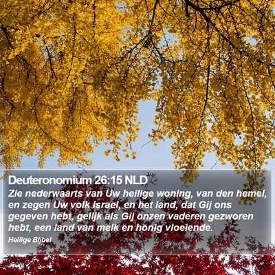 Deuteronomium 26:15 NLD Bible Verse Image