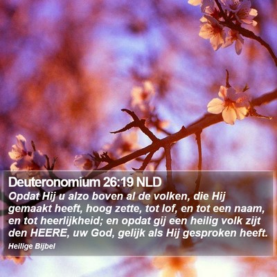 Deuteronomium 26:19 NLD Bible Verse Image