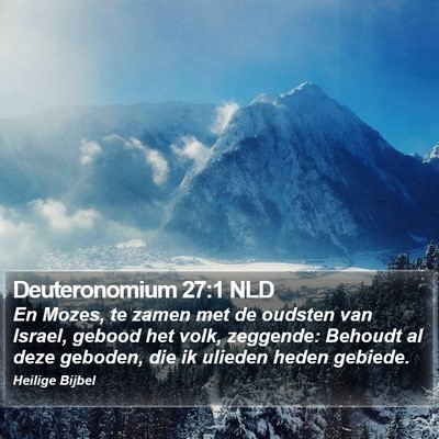 Deuteronomium 27:1 NLD Bible Verse Image