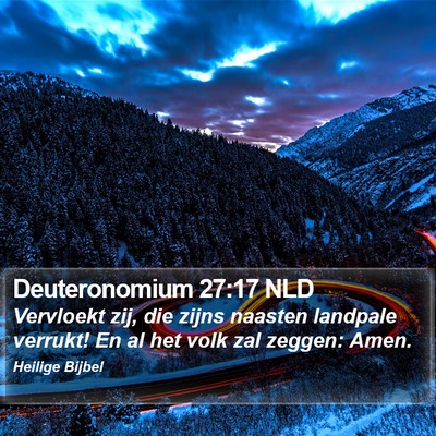 Deuteronomium 27:17 NLD Bible Verse Image