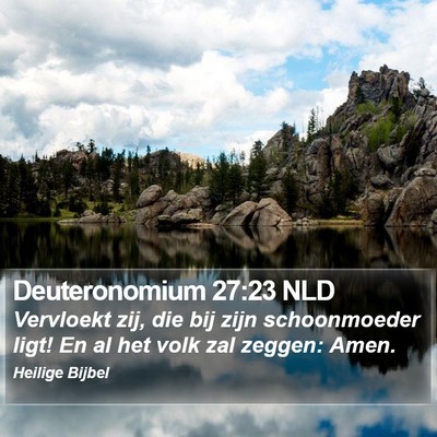 Deuteronomium 27:23 NLD Bible Verse Image