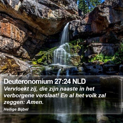 Deuteronomium 27:24 NLD Bible Verse Image