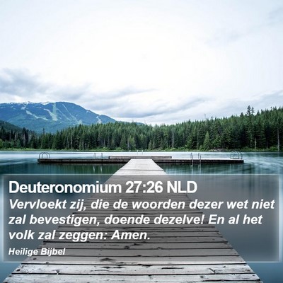 Deuteronomium 27:26 NLD Bible Verse Image