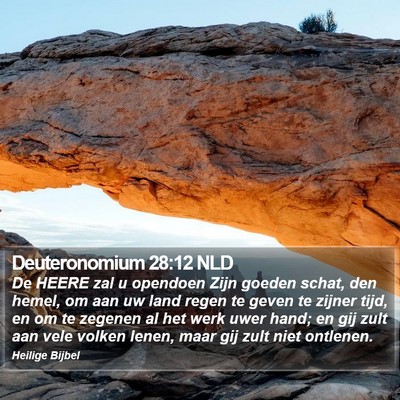 Deuteronomium 28:12 NLD Bible Verse Image