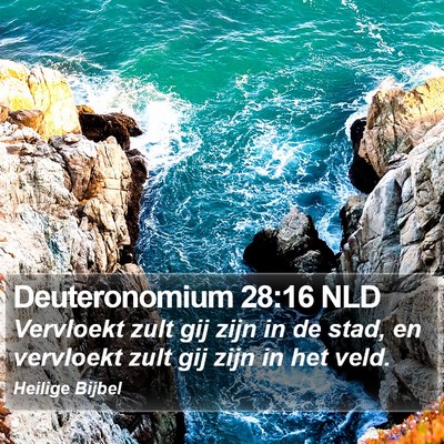 Deuteronomium 28:16 NLD Bible Verse Image