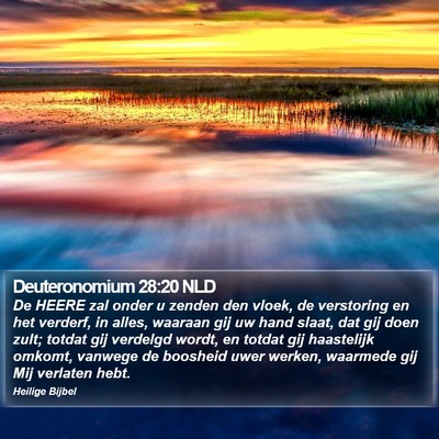 Deuteronomium 28:20 NLD Bible Verse Image