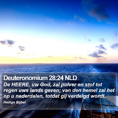 Deuteronomium 28:24 NLD Bible Verse Image