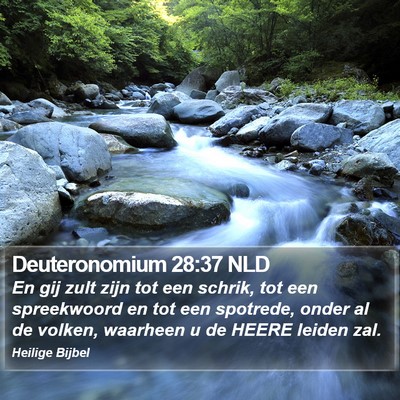 Deuteronomium 28:37 NLD Bible Verse Image