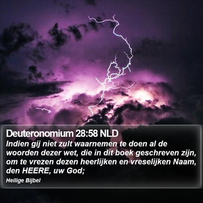 Deuteronomium 28:58 NLD Bible Verse Image