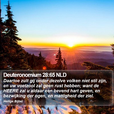 Deuteronomium 28:65 NLD Bible Verse Image