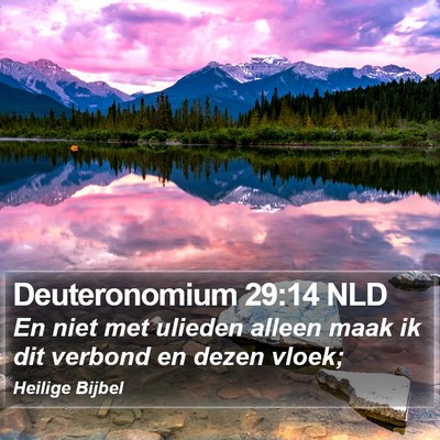 Deuteronomium 29:14 NLD Bible Verse Image