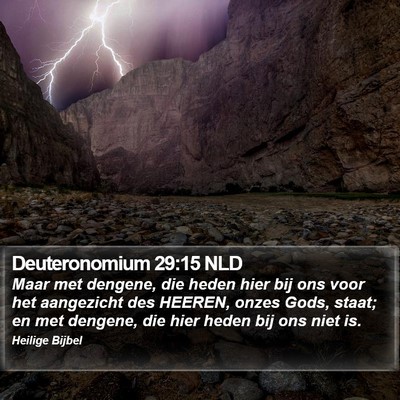 Deuteronomium 29:15 NLD Bible Verse Image