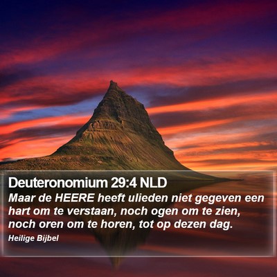 Deuteronomium 29:4 NLD Bible Verse Image