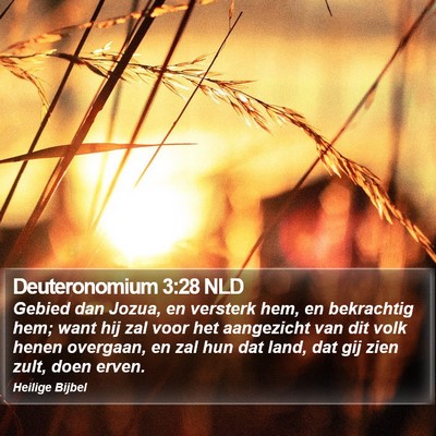 Deuteronomium 3:28 NLD Bible Verse Image