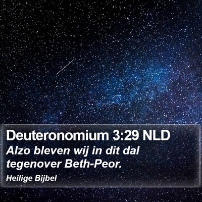 Deuteronomium 3:29 NLD Bible Verse Image