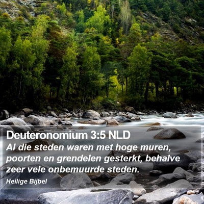 Deuteronomium 3:5 NLD Bible Verse Image