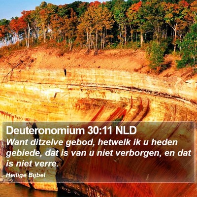 Deuteronomium 30:11 NLD Bible Verse Image