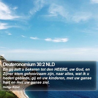 Deuteronomium 30:2 NLD Bible Verse Image