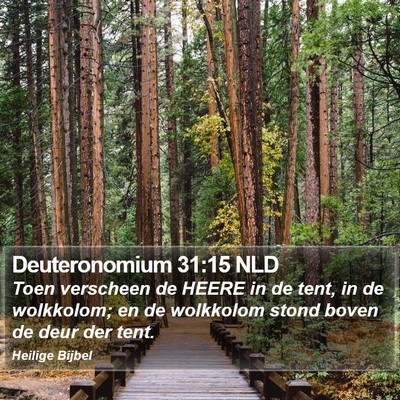 Deuteronomium 31:15 NLD Bible Verse Image