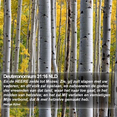 Deuteronomium 31:16 NLD Bible Verse Image