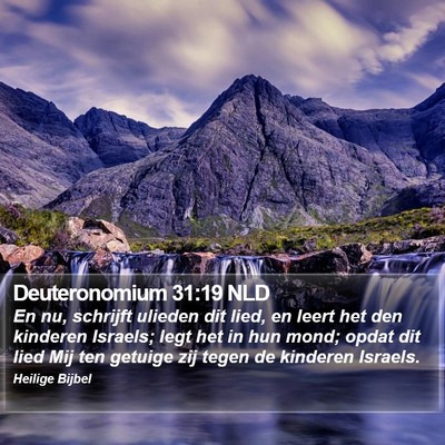 Deuteronomium 31:19 NLD Bible Verse Image