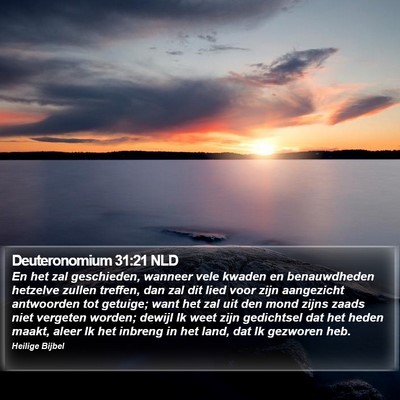 Deuteronomium 31:21 NLD Bible Verse Image