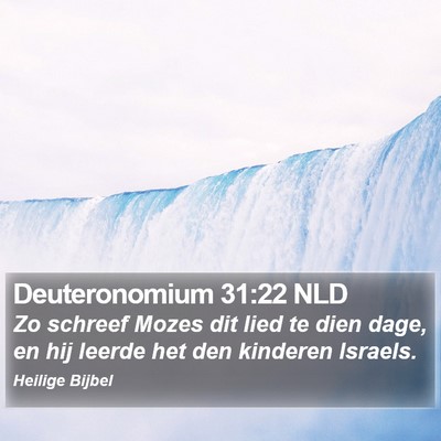 Deuteronomium 31:22 NLD Bible Verse Image