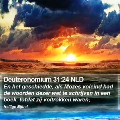 Deuteronomium 31:24 NLD Bible Verse Image