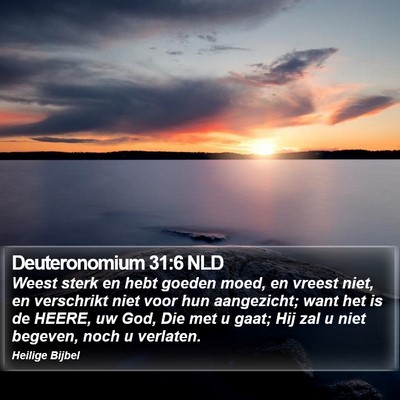 Deuteronomium 31:6 NLD Bible Verse Image