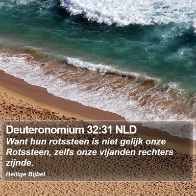 Deuteronomium 32:31 NLD Bible Verse Image